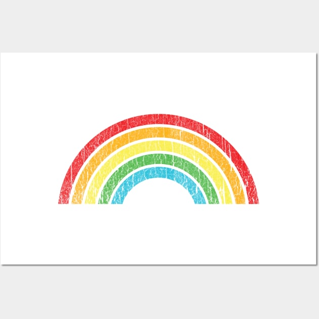 Vintage Rainbow Wall Art by noranovak